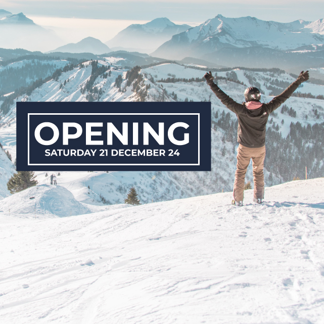 Ski area opening Morzine