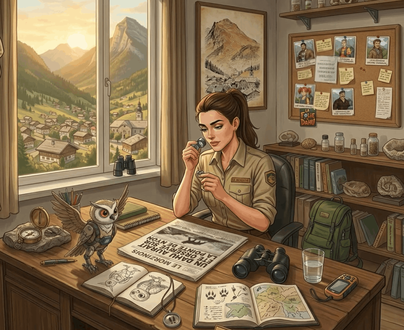 Emma la garde forestière