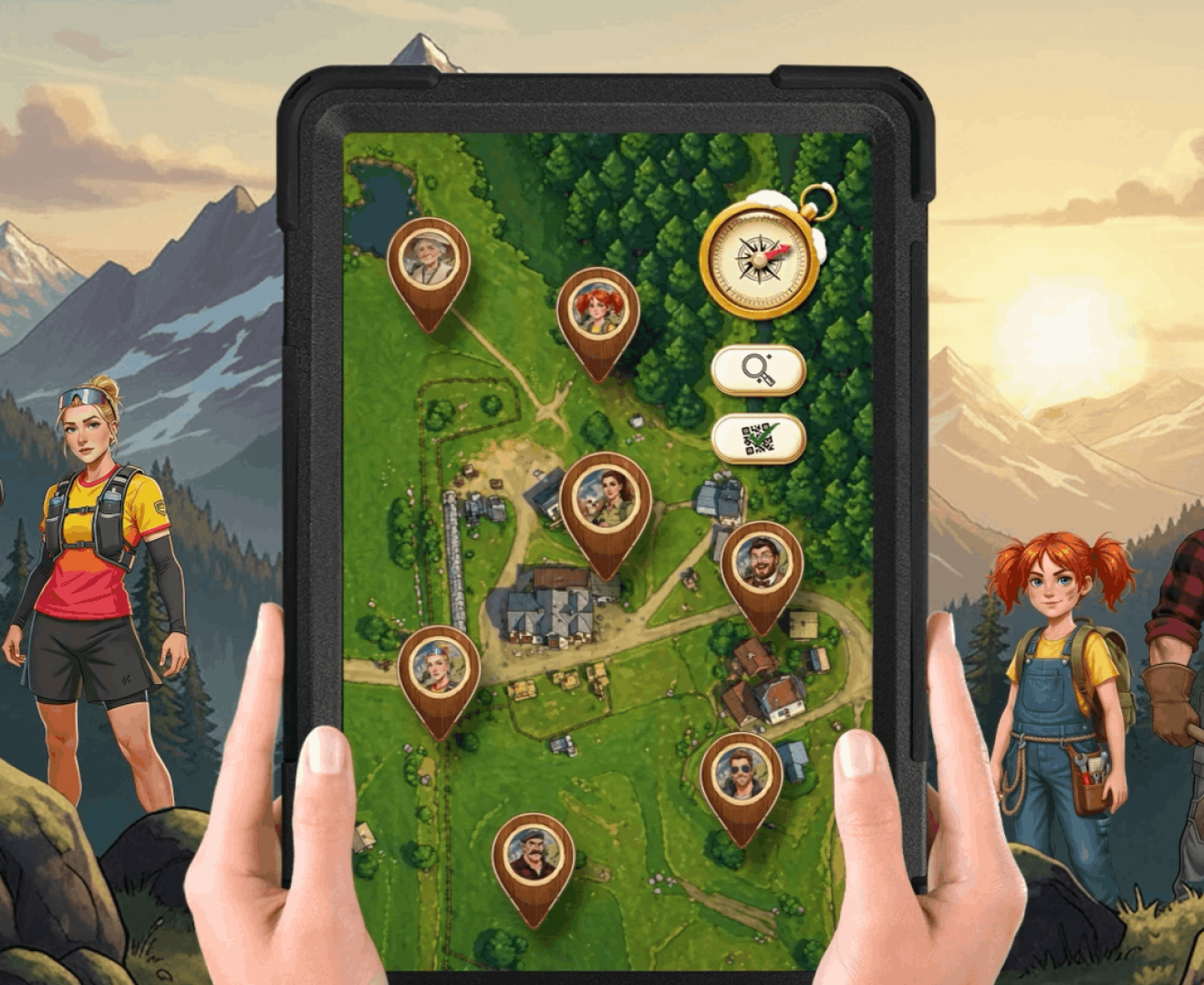 Le jeu "La folie du Dahu"
